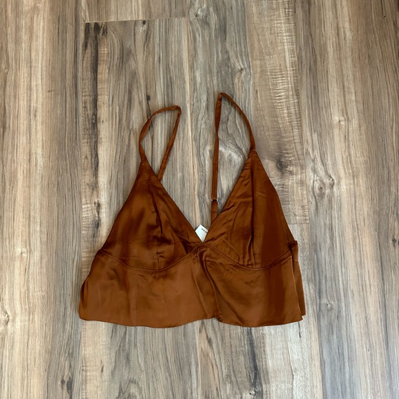 Aerie Satin Corset Top - Picture 2 of 4